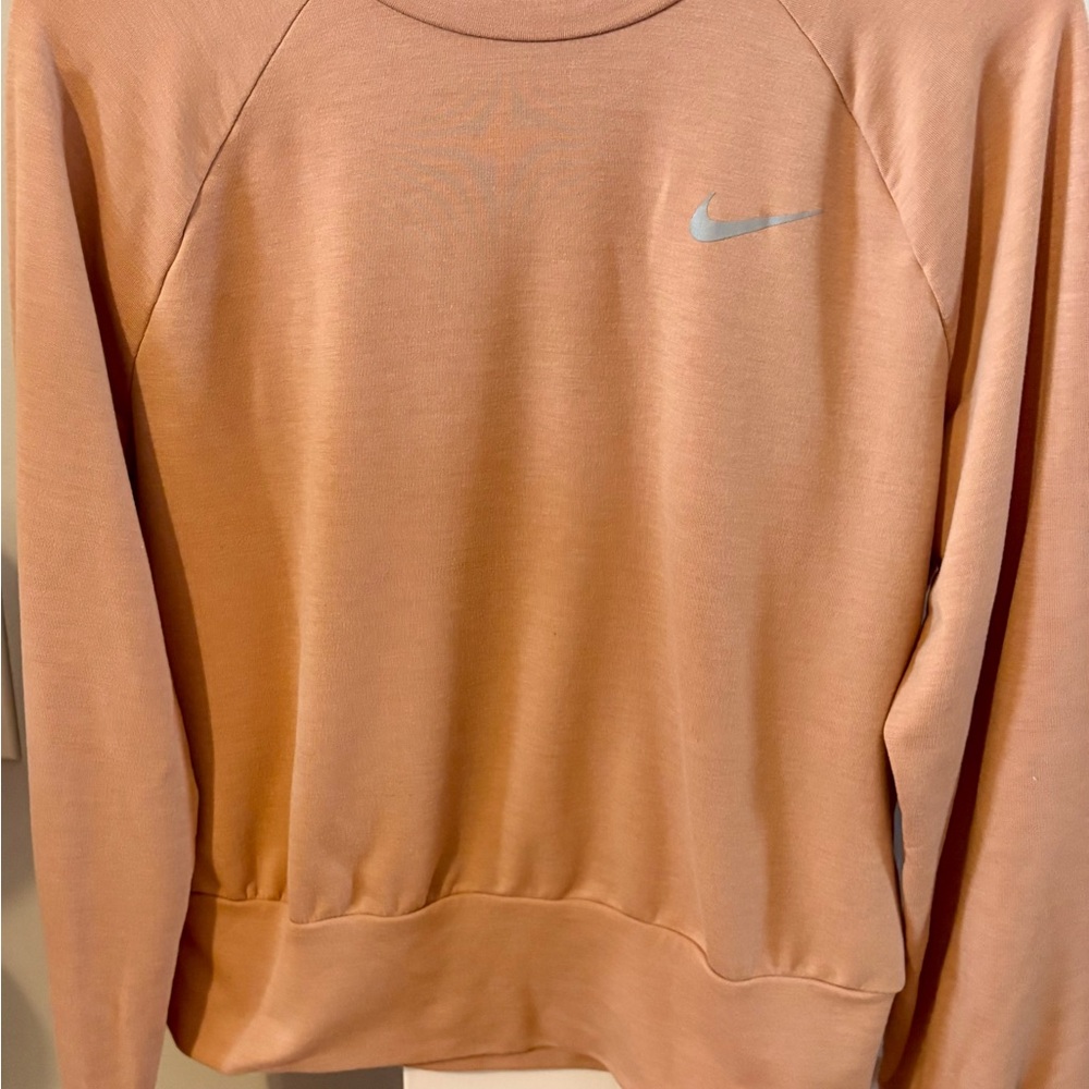 Nike Dri-FIT Running Top in Peach